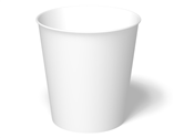 10 oz. Carte BlancÂ® Paper Hot Cup (Squat)