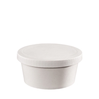 16 oz. Food Squat Container & Paper Lid Combo