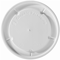 16/24/32 oz. Hot/Flat/White Paper Food Container Lid