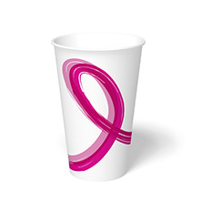 Pink Ribbon Cups