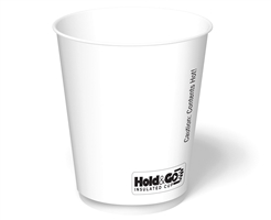 8 oz. Carte BlancÂ® Hold & GoÂ® Paper Hot Cup