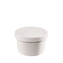 8 oz. Food Container and Paper Lid Combo