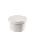 8 oz. Food Container and Paper Lid Combo