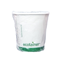 10 oz. Carte BlancÂ® ecotainerÂ® Individually Wrapped Paper Hot Cup