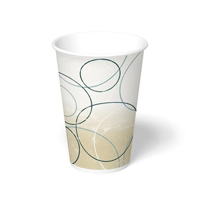 12 oz. Champagne Paper Cold Cup