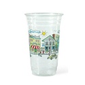 16 oz. Springtime on Main Street Plastic Cold Cup