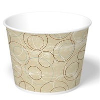 130 oz. Champagne Paper Food Bucket