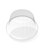 3 oz. Cold/Dome/Clear Paper Food Container Lid
