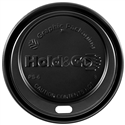 8 oz. Hold & GoÂ® Dome/Black Paper Hot Cup Lid