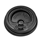 12/16/20/24 oz. Hold & GoÂ® Lock-Back Dome/Black Paper Hot Cup Lid