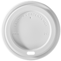 10/12/16/20/24 oz. Dome/White Polypropylene Lid