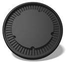 6/8/10/16 oz. Hot/Flat/Black Paper Food Container Lid