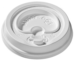 12/16/20/24 oz. Hold & GoÂ® Lock-Back Dome/White Paper Hot Cup Lid