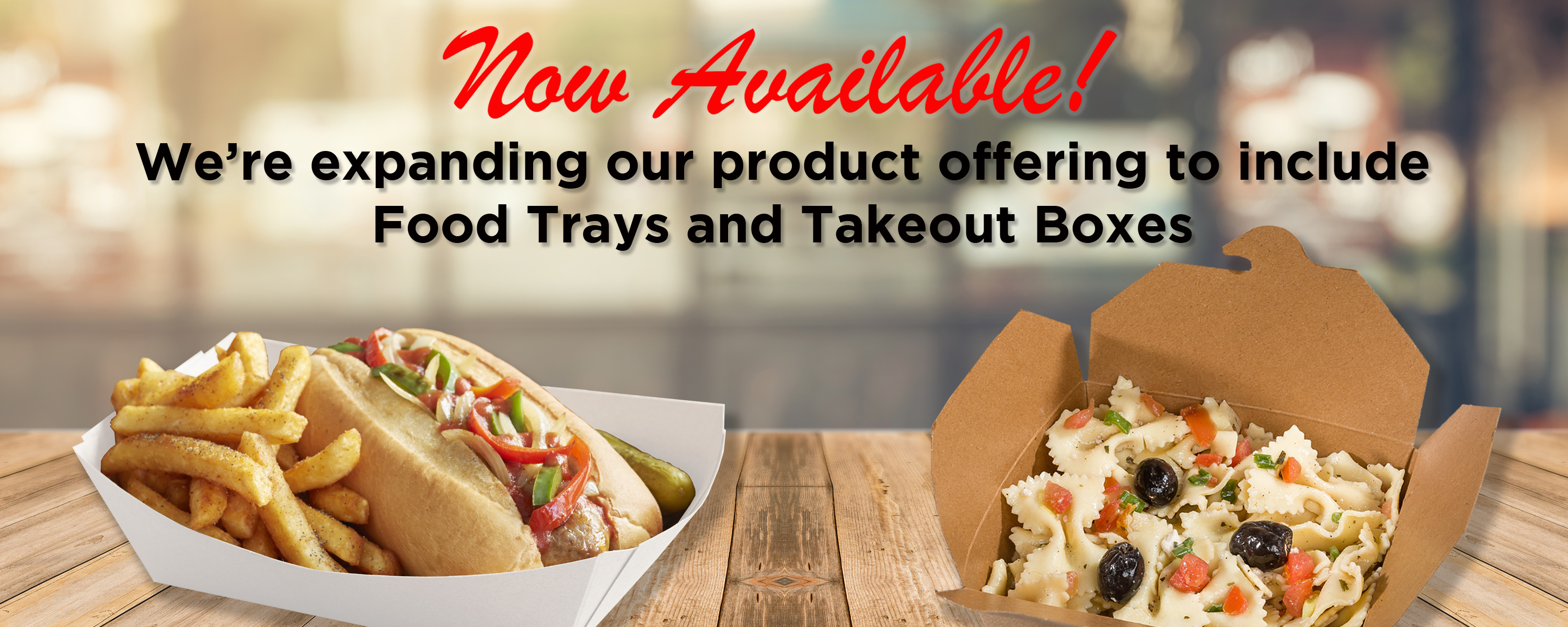 Food Trays & Takeout Boxes
